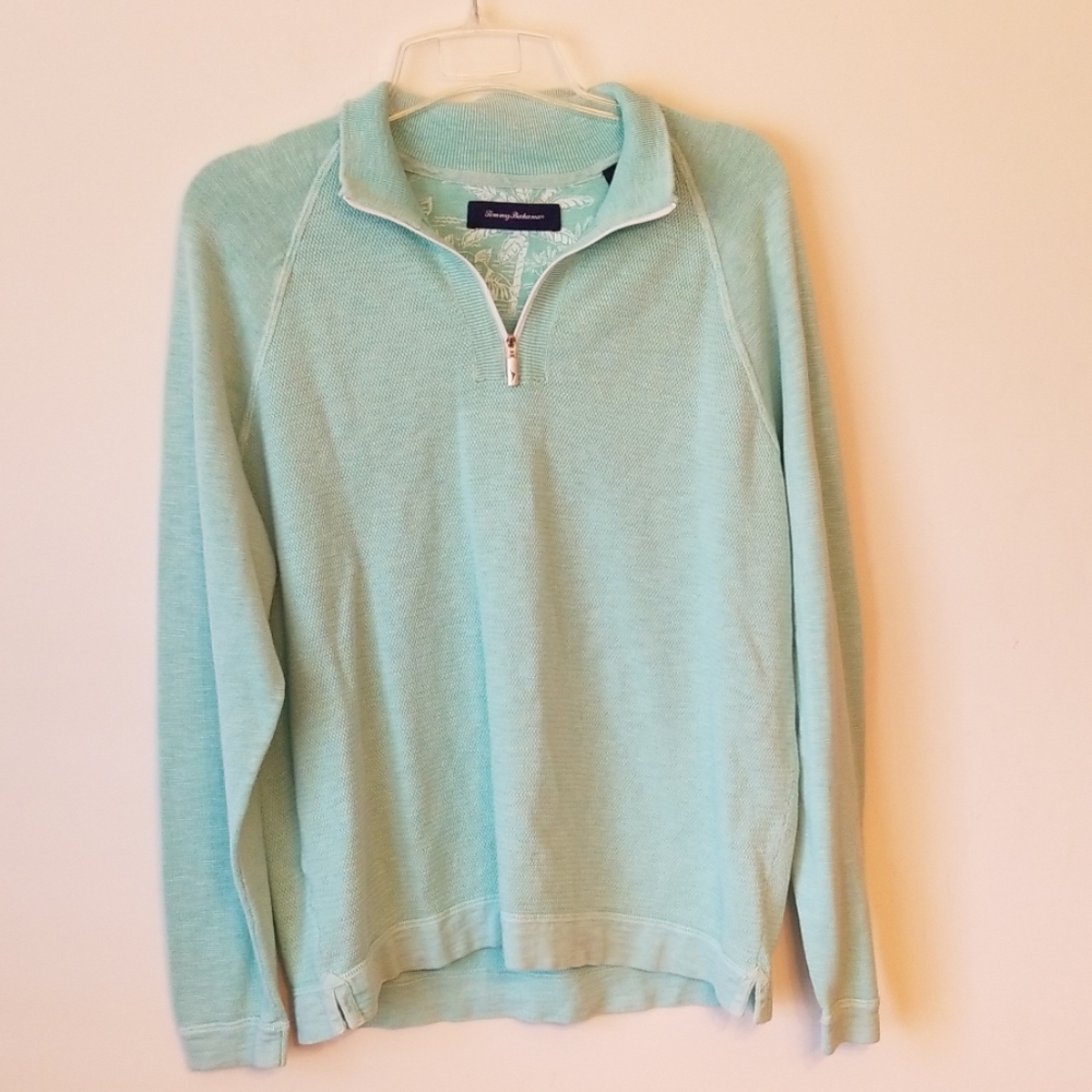 Tommy  Bahama 1/4 zipper sweater  L size